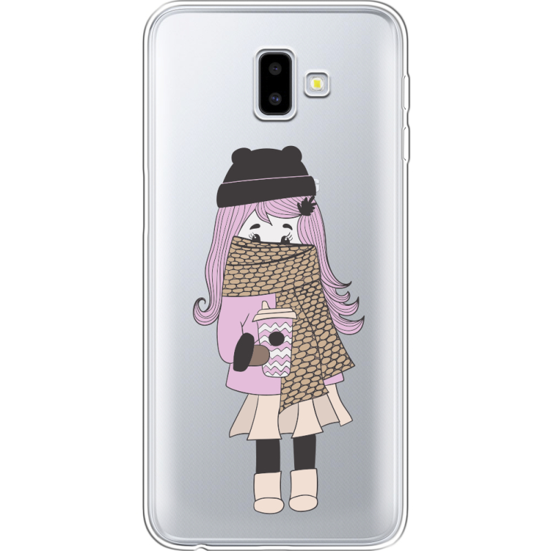 Прозрачный чехол Uprint Samsung J610 Galaxy J6 Plus 2018 Winter Morning Girl
