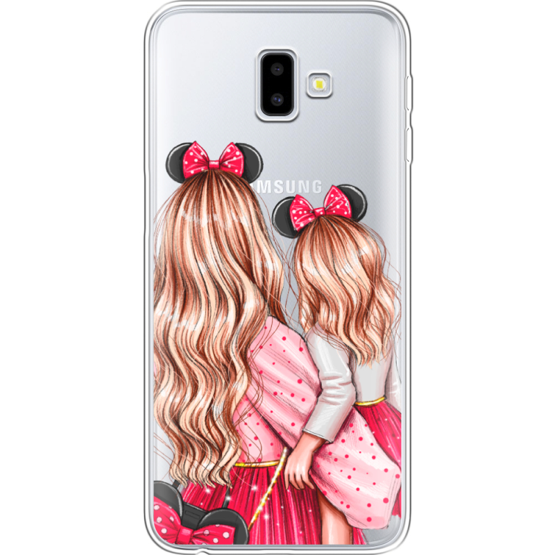 Прозрачный чехол Uprint Samsung J610 Galaxy J6 Plus 2018 Mouse Girls
