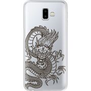 Прозрачный чехол Uprint Samsung J610 Galaxy J6 Plus 2018 Chinese Dragon