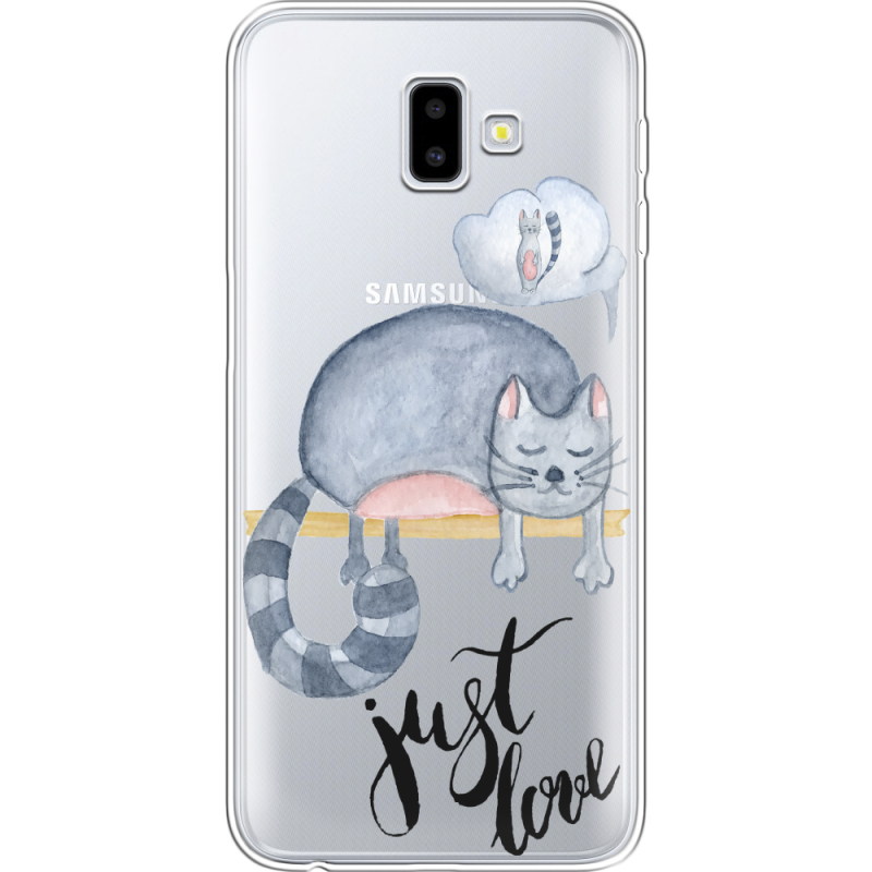 Прозрачный чехол Uprint Samsung J610 Galaxy J6 Plus 2018 Just Love
