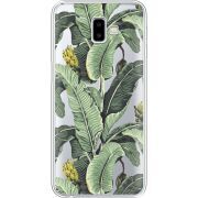 Прозрачный чехол Uprint Samsung J610 Galaxy J6 Plus 2018 Banana Leaves