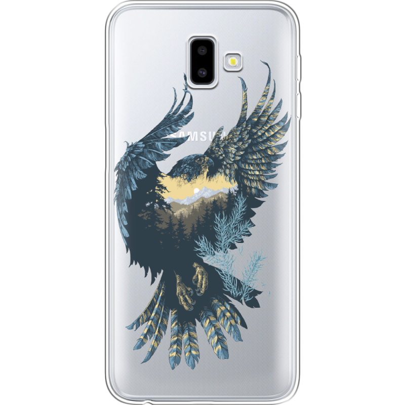 Прозрачный чехол Uprint Samsung J610 Galaxy J6 Plus 2018 Eagle