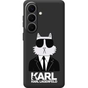 Черный чехол BoxFace Samsung Galaxy S26 (S942) Cat in Black