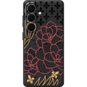 Черный чехол BoxFace Samsung Galaxy S26 (S942) FranceFlowers