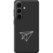 Черный чехол BoxFace Samsung Galaxy S26 (S942) Paper Plane