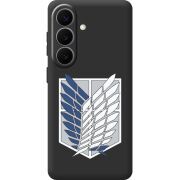 Черный чехол BoxFace Samsung Galaxy S26 (S942) Атака Титанов Крылья Свободы