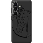 Черный чехол BoxFace Samsung Galaxy S26 (S942) Horse