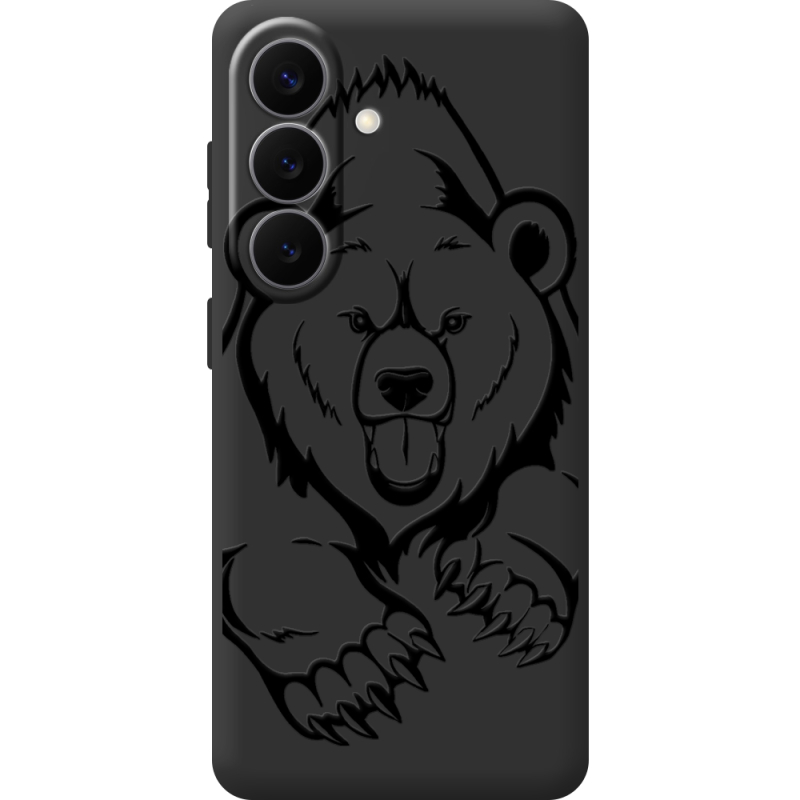 Черный чехол BoxFace Samsung Galaxy S26 (S942) Grizzly Bear