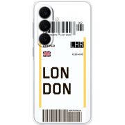 Прозорий чохол BoxFace Samsung Galaxy S26 Plus (S947) Ticket London