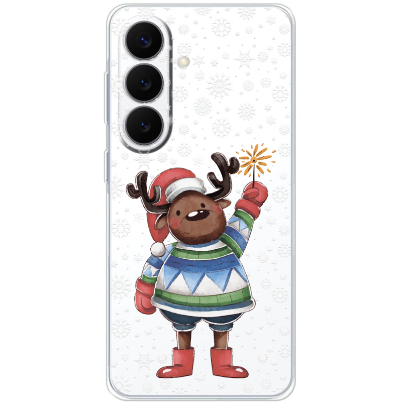Прозорий чохол BoxFace Samsung Galaxy S26 Plus (S947) Christmas Deer with Snow