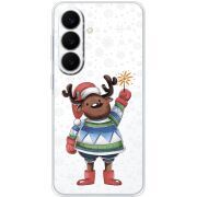 Прозорий чохол BoxFace Samsung Galaxy S26 Plus (S947) Christmas Deer with Snow