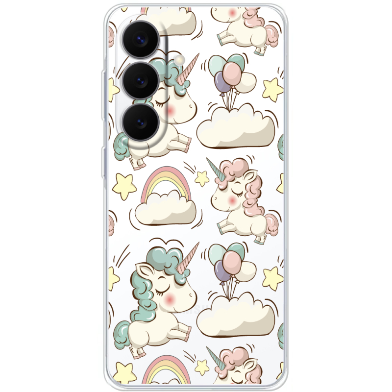 Прозорий чохол BoxFace Samsung Galaxy S26 Plus (S947) Unicorns