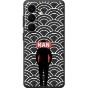 Черный чехол BoxFace Samsung Galaxy S26 Plus (S947) Man Pattern