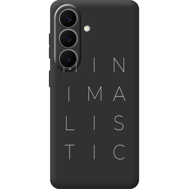 Черный чехол BoxFace Samsung Galaxy S26 Plus (S947) Minimalistic