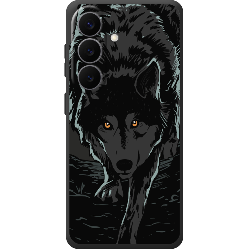 Черный чехол BoxFace Samsung Galaxy S26 Plus (S947) Wolf