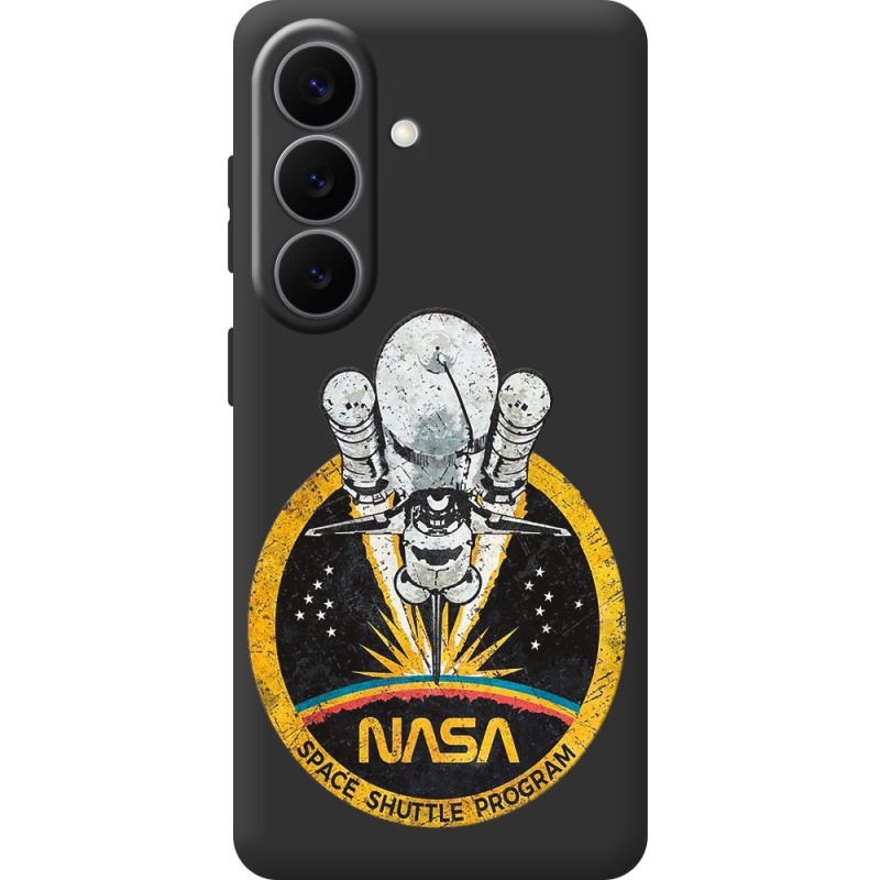 Черный чехол BoxFace Samsung Galaxy S26 Plus (S947) NASA Spaceship