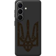 Черный чехол BoxFace Samsung Galaxy S26 Plus (S947) Ukrainian Trident