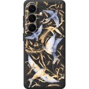 Черный чехол BoxFace Samsung Galaxy S26 Plus (S947) Ластівки