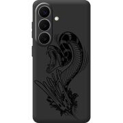 Черный чехол BoxFace Samsung Galaxy S26 Plus (S947) Snake