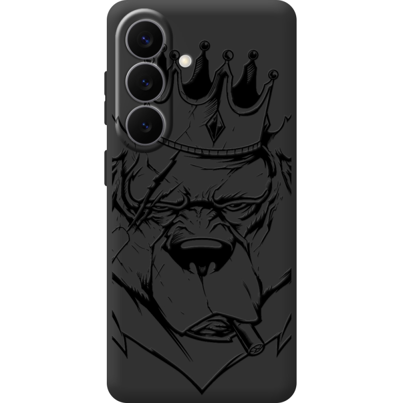 Черный чехол BoxFace Samsung Galaxy S26 Plus (S947) Bear King