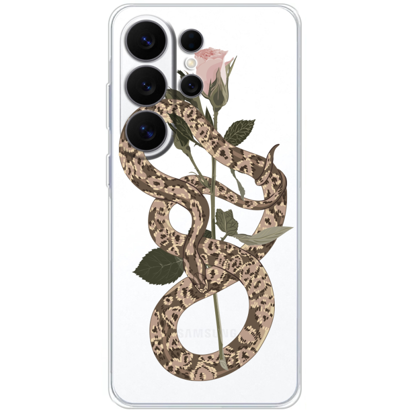 Прозорий чохол BoxFace Samsung Galaxy S26 Ultra (S948) Glamor Snake