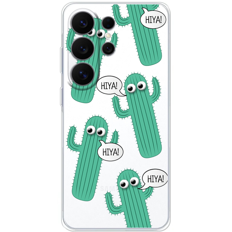 Прозорий чохол BoxFace Samsung Galaxy S26 Ultra (S948) с 3D-глазками HIYA