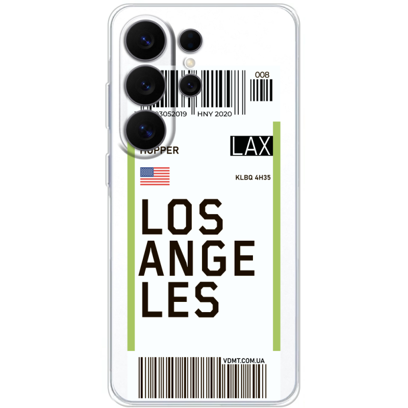 Прозорий чохол BoxFace Samsung Galaxy S26 Ultra (S948) Ticket Los Angeles