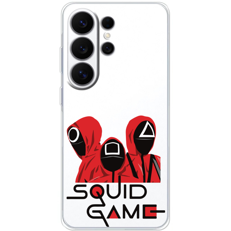 Прозорий чохол BoxFace Samsung Galaxy S26 Ultra (S948) siquid game люди в красном