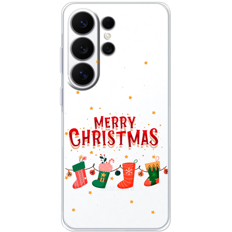 Прозорий чохол BoxFace Samsung Galaxy S26 Ultra (S948) Merry Christmas