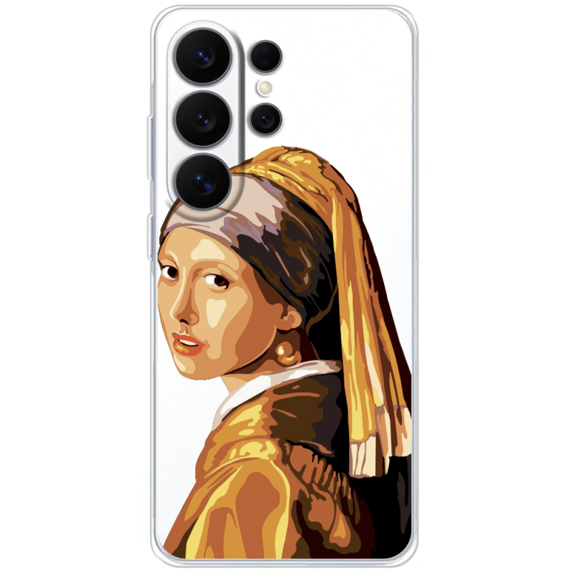 Прозорий чохол BoxFace Samsung Galaxy S26 Ultra (S948) Девушка с жемчужной серёжкой