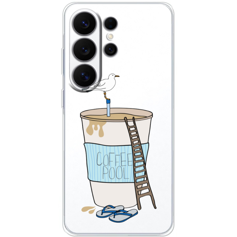 Прозорий чохол BoxFace Samsung Galaxy S26 Ultra (S948) Segull in Cofee Pool