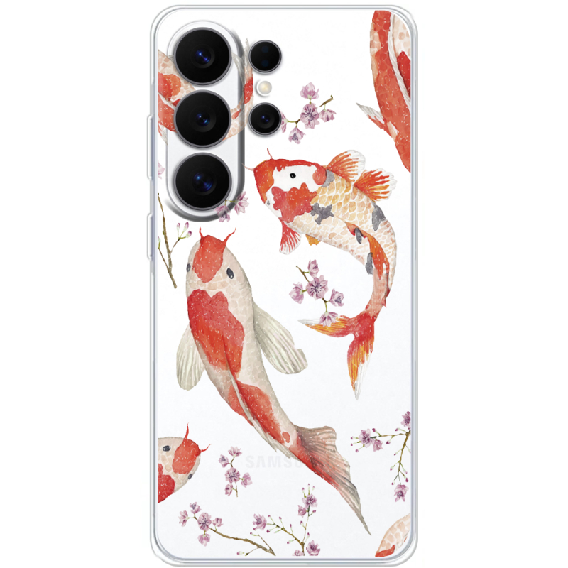 Прозорий чохол BoxFace Samsung Galaxy S26 Ultra (S948) Japanese Koi Fish