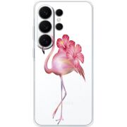 Прозорий чохол BoxFace Samsung Galaxy S26 Ultra (S948) Floral Flamingo