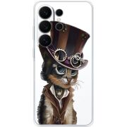 Прозорий чохол BoxFace Samsung Galaxy S26 Ultra (S948) Steampunk Cat