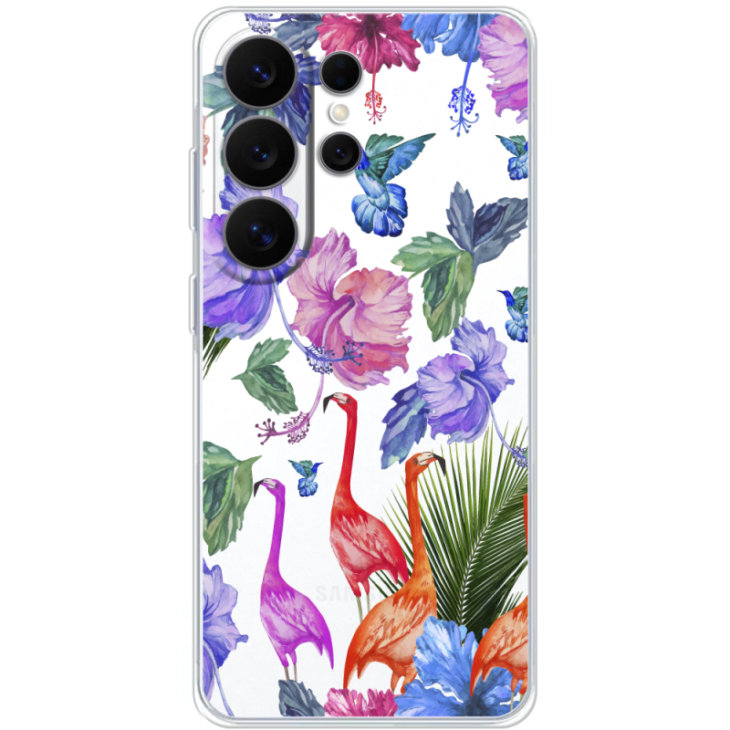 Прозорий чохол BoxFace Samsung Galaxy S26 Ultra (S948) Flamingo