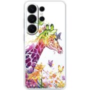 Прозорий чохол BoxFace Samsung Galaxy S26 Ultra (S948) Colorful Giraffe
