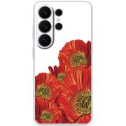 Прозорий чохол BoxFace Samsung Galaxy S26 Ultra (S948) Red Poppies