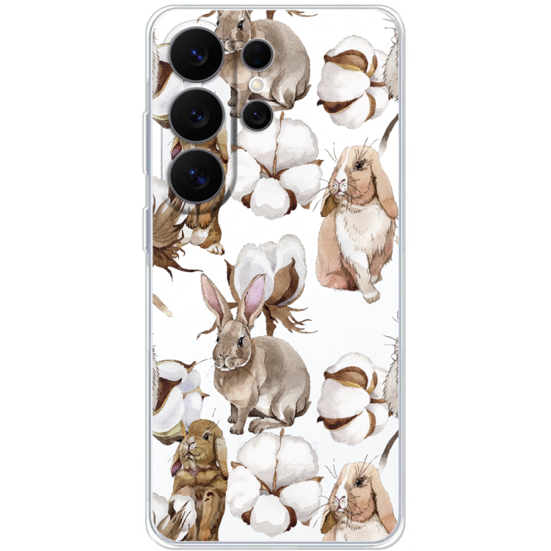 Прозорий чохол BoxFace Samsung Galaxy S26 Ultra (S948) Cotton and Rabbits