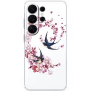 Чохол зі стразами Samsung Galaxy S26 Ultra (S948) Swallows and Bloom