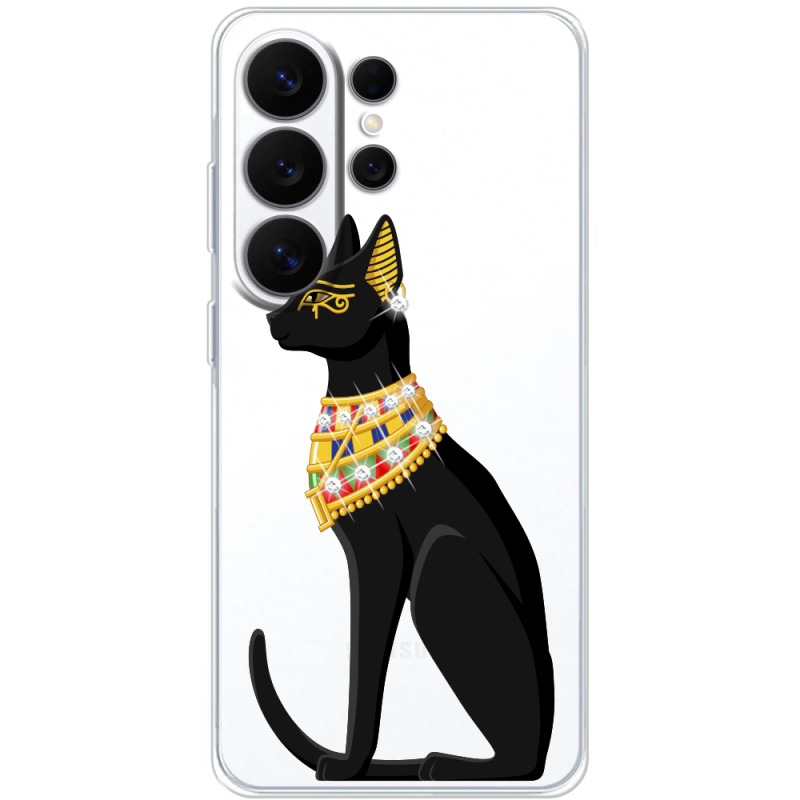 Чохол зі стразами Samsung Galaxy S26 Ultra (S948) Egipet Cat