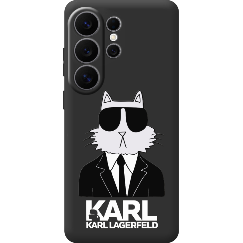 Чорний чохол BoxFace Samsung Galaxy S26 Ultra (S948) Cat in Black