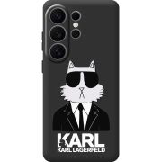 Чорний чохол BoxFace Samsung Galaxy S26 Ultra (S948) Cat in Black