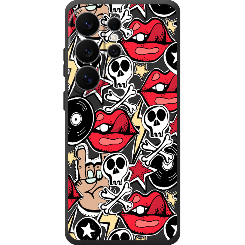 Чорний чохол BoxFace Samsung Galaxy S26 Ultra (S948) Rock Graffiti