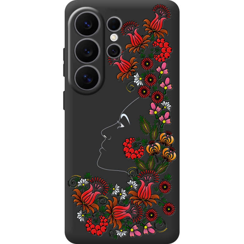 Чорний чохол BoxFace Samsung Galaxy S26 Ultra (S948) 3D Ukrainian Muse