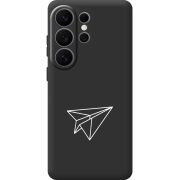 Чорний чохол BoxFace Samsung Galaxy S26 Ultra (S948) Paper Plane