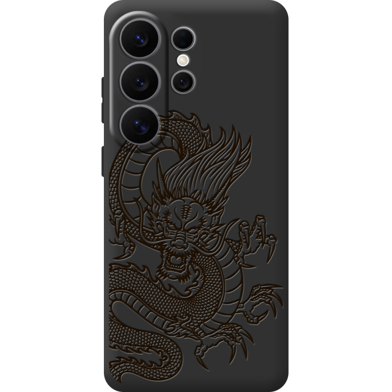 Чорний чохол BoxFace Samsung Galaxy S26 Ultra (S948) Chinese Dragon