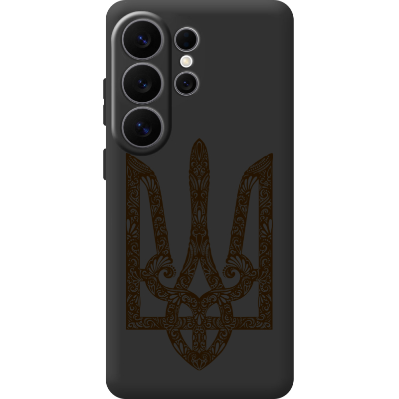 Чорний чохол BoxFace Samsung Galaxy S26 Ultra (S948) Ukrainian Trident