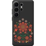 Чорний чохол BoxFace Samsung Galaxy S26 Ultra (S948) Ukrainian Ornament