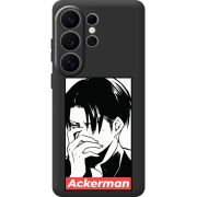 Чорний чохол BoxFace Samsung Galaxy S26 Ultra (S948) Attack On Titan - Ackerman
