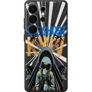 Чорний чохол BoxFace Samsung Galaxy S26 Ultra (S948) Привид Києва в дії